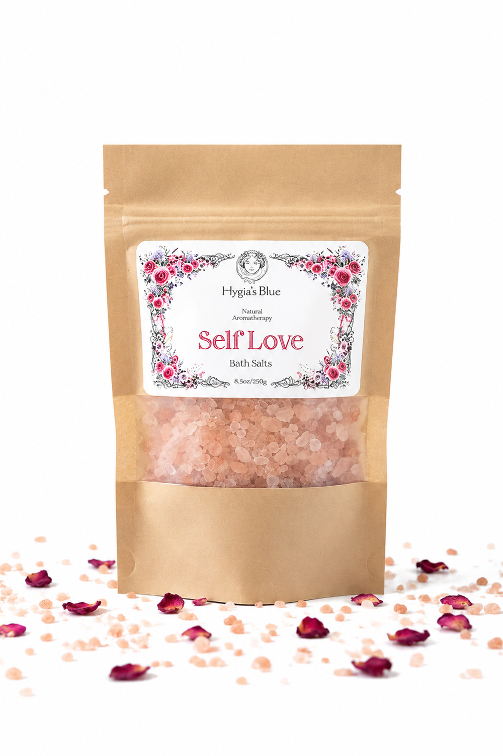 Self Love Bath Salts Pouch |  Self-reverence Hygia's Blue