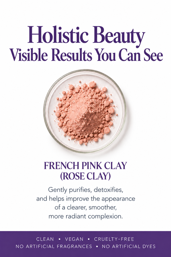 Pink Clay Powder - Natural Hygia's Blue